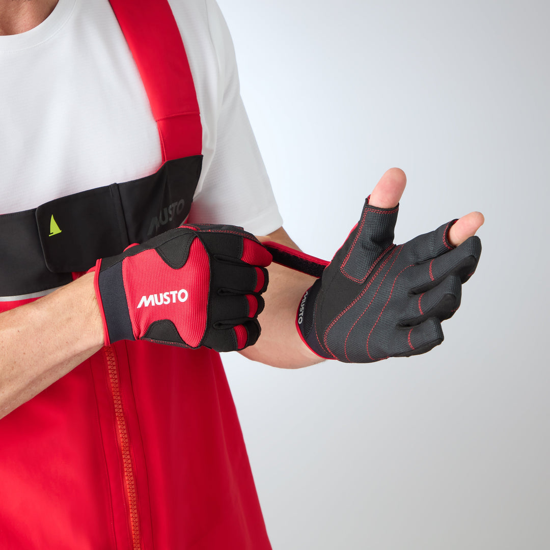 Gants D’hiver Musto Performance – Néoprène Double Couche, Paume Clarino PU, Pré-courbés – Idéaux Pour La Navigation Par Temps Froid – Noir