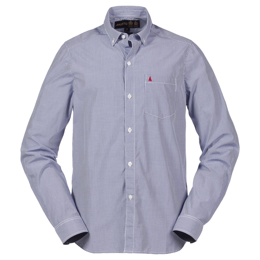 MENS CHARLESTON MINI GINGHAM SHIRT